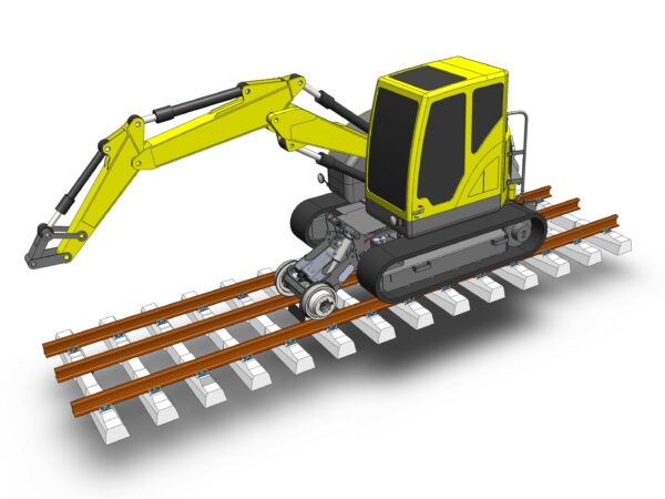 Rail Road rupskranen CX85