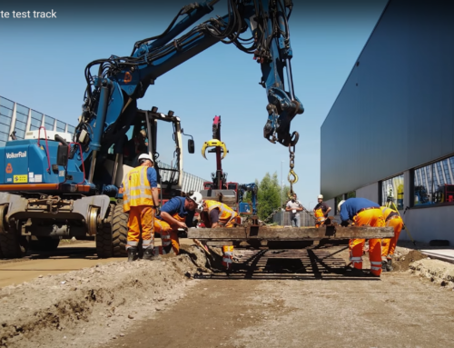 Construction de la voie
