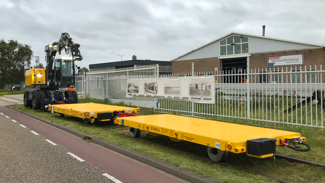railtrailer / flat lorrie