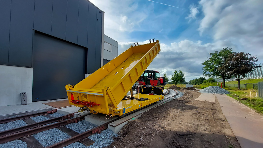 railtrailer / flat lorrie